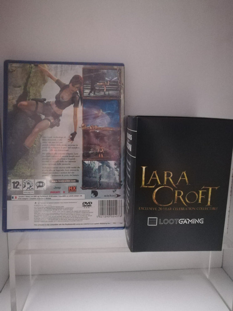 LARA CROFT TOMB RAIDER LEGEND PS2 (italiano)+FIGURE LARA CROFT 20 YEARS (4778011885622)