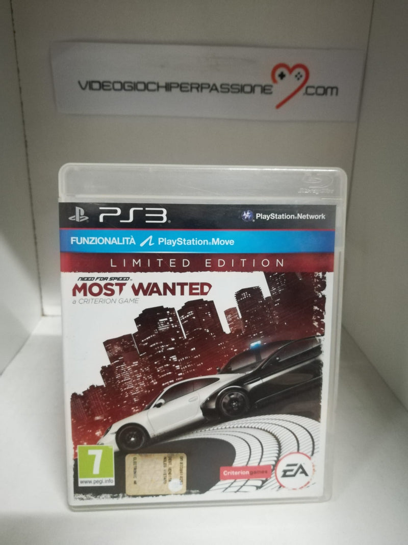 NEED FOR SPEED MOST WANTED LIMITED EDITION PS3 (usato garantito) (6703296708662)