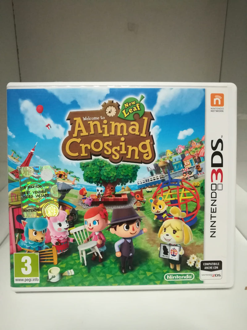 ANIMAL CROSSING NEW LEAF NINTENDO 3DS (usato garantito)(versione italiana) (6606812184630)