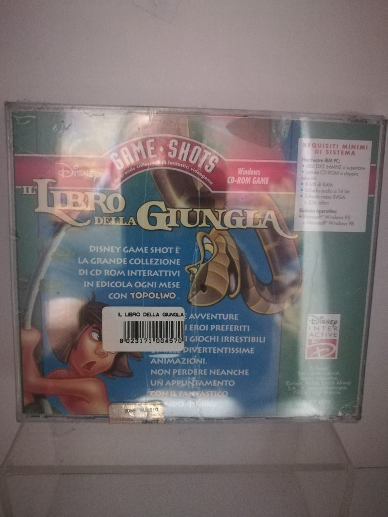 DISNEY IL LIBRO DELLA GIUNGLA (game shots)(windows CD-ROM)(nuovo) (4725639282742)