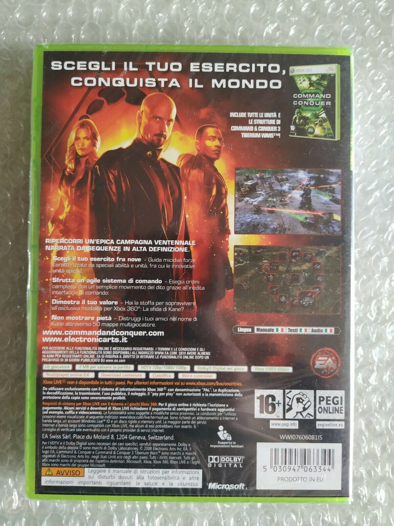 COMMAND E CONQUER 3 L'IRA DI KANE XBOX 360 (versione italiana)(in italiano) (4762017136694)