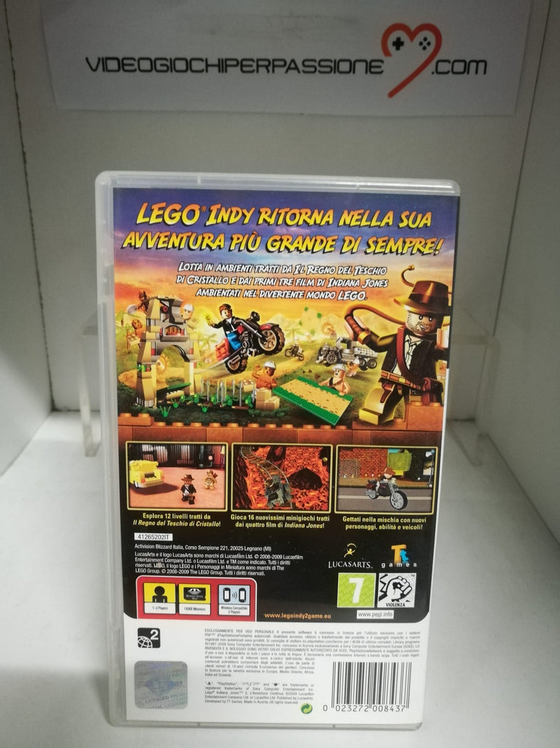 LEGO INDIANA JONES 2 L'AVVENTURA CONTINUA PSP (usato)(completamente in