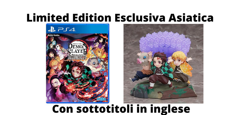 Demon Slayer -Kimetsu no Yaiba- The Hinokami Chronicles Limited Edition Playstation 4 Edizione Asiatica Esclusiva (6628623319094)