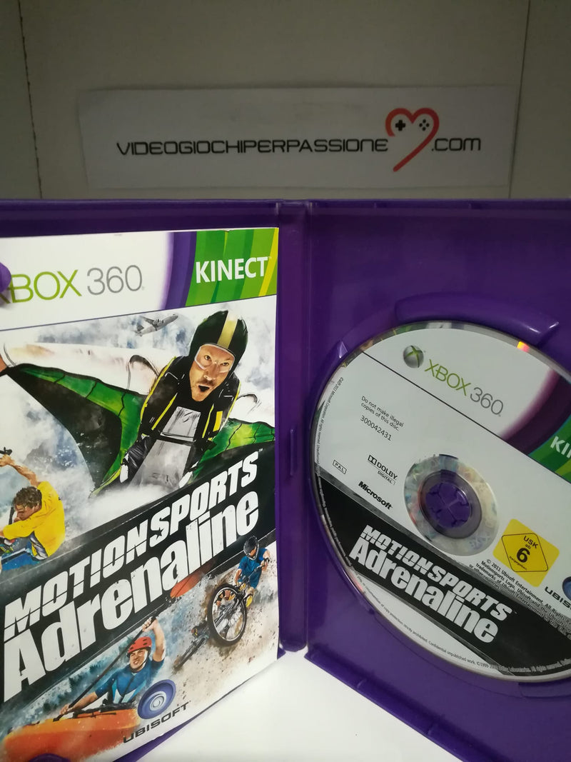 KINECT MOTION SPORTE ADRENALINE XBOX 360 (usato)(versione italiana) (6690138619958)