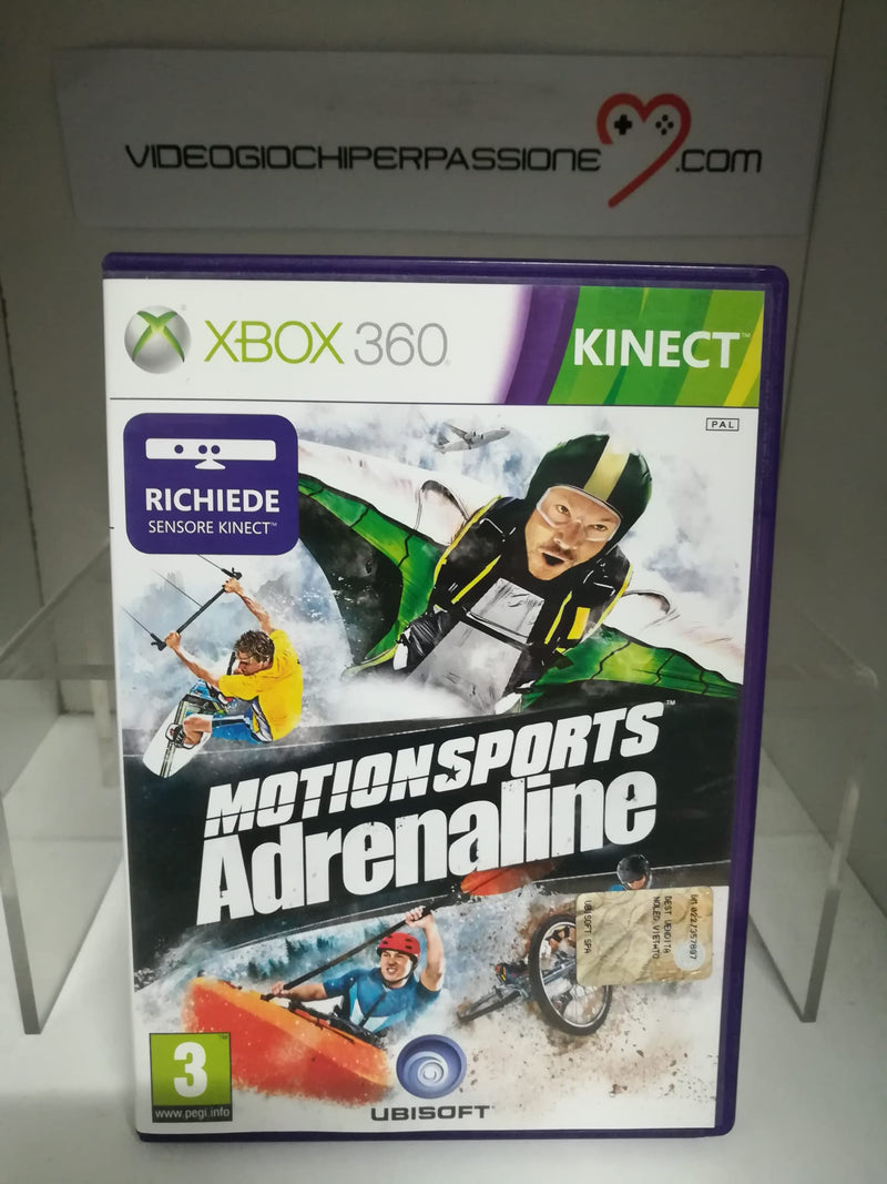 KINECT MOTION SPORTE ADRENALINE XBOX 360 (usato)(versione italiana) (6690138619958)