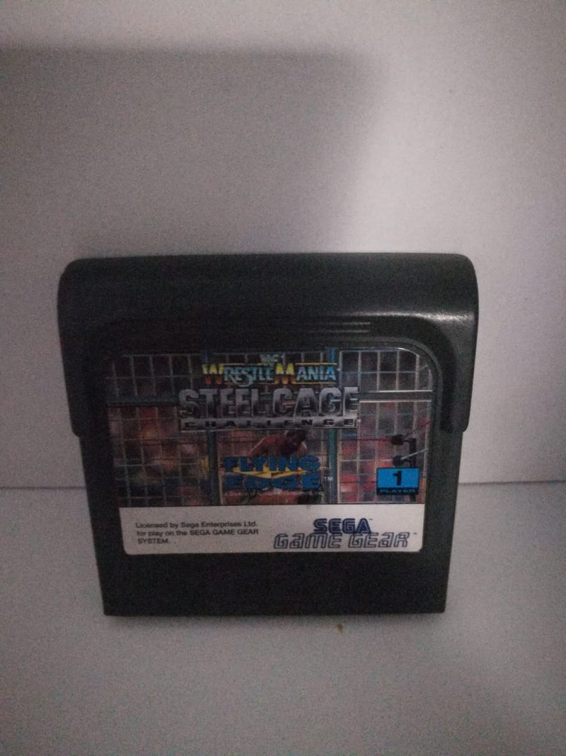 WRESTLE MANIA STEEL CAGE GAME GEAR SEGA (4670616174646)