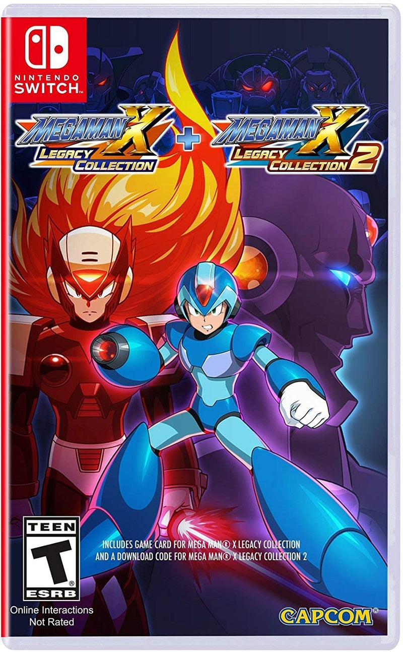 MEGA MAN X LEGACY COLLECTION 1+2 NINTENDO SWITCH (versione americana) (4656037953590)