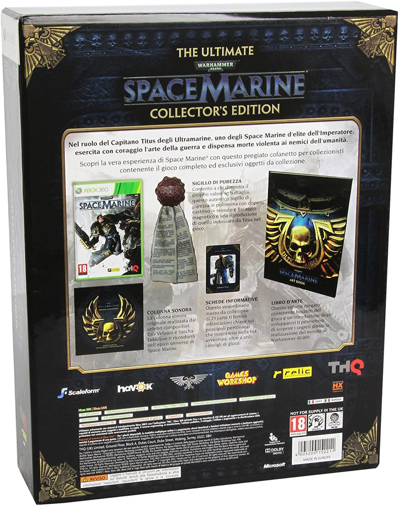 Warhammer - Space Marine - Collector's Edition XBOX 360 (in italiano) (4776325447734)