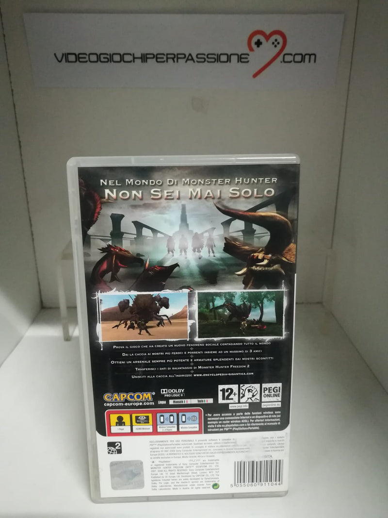 MONSTER HUNTER FREEDOM UNITE  PSP (versione italiana)(usato) (6659480354870)