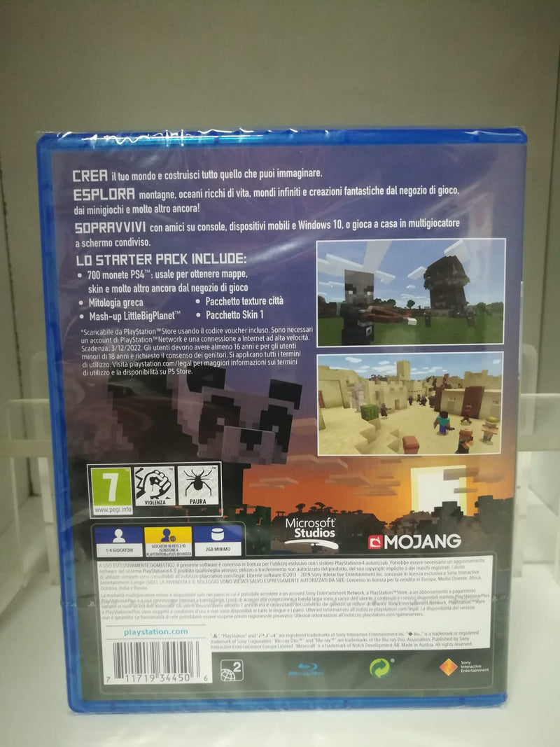Minecraft + Starter Pack Edition - PlayStation 4 (versione italiana) (6588255633462)