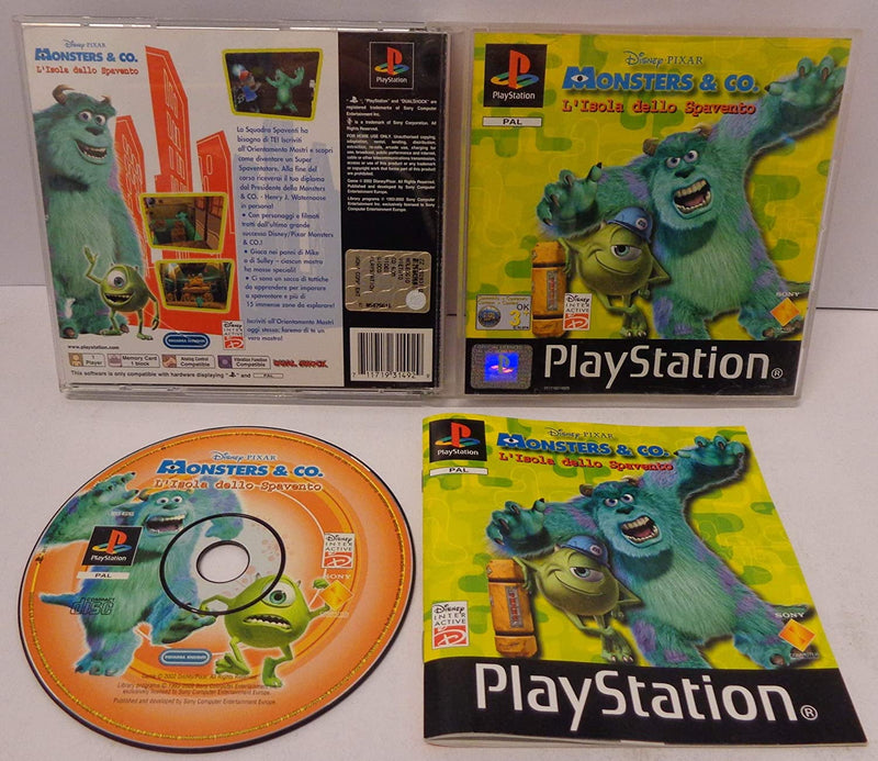 DISNEY/PIXAR MONSTERS & CO. L'ISOLA DELLO SPAVENTO PS1 (versione italiano) (4661814624310)