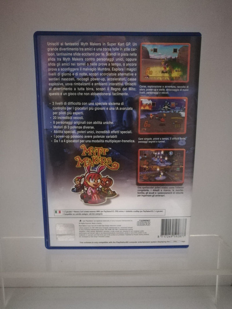 MYTH MAKERS SUPER KART GP PS2 (usato garantito)(versione italiana) (4791151591478)