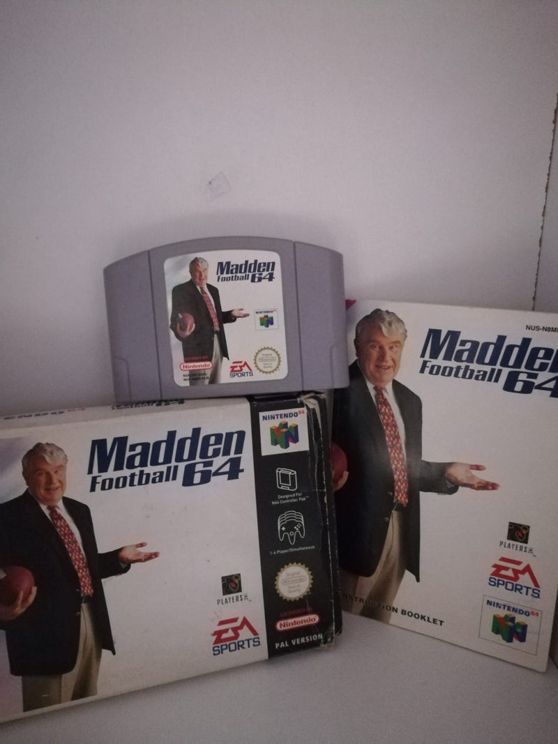 MADDEN FOOTBALL64 NINTENDO 64 (versione europea) (4673539571766)