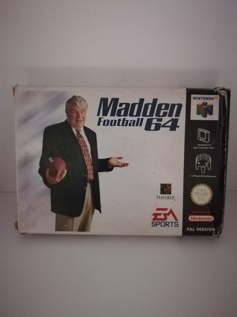 MADDEN FOOTBALL64 NINTENDO 64 (versione europea) (4673539571766)