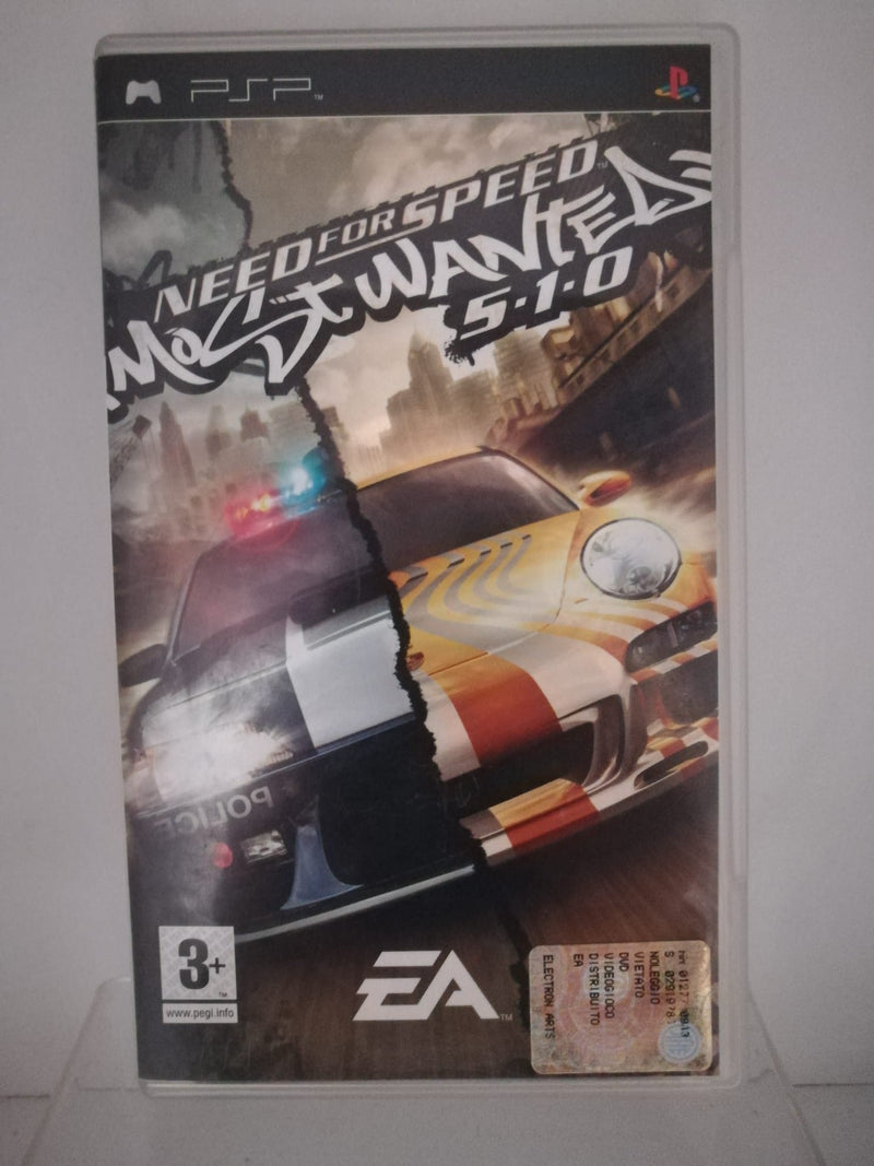 NEED FOR SPEED MOST WANTED 5-1-0- PSP (usato garantito) (4775112998966)