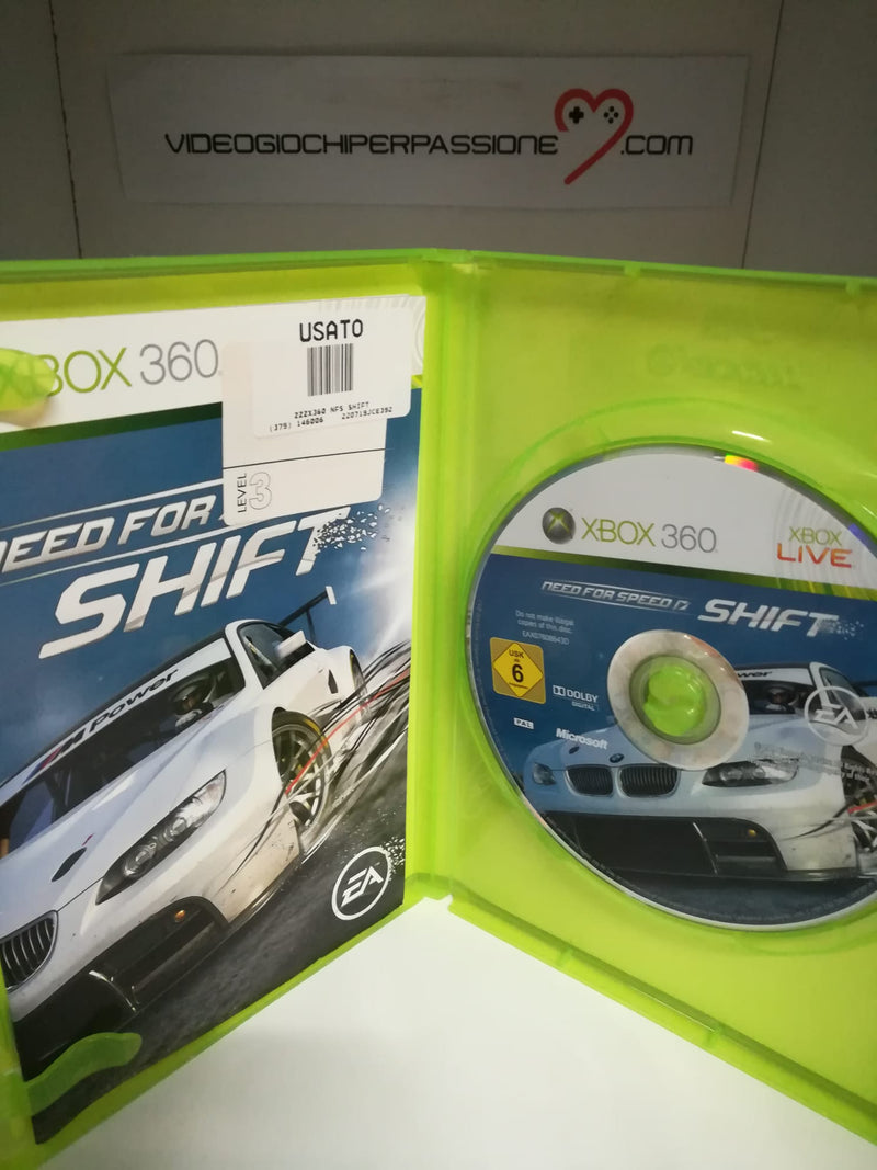 NEED FOR SPEED SHIFT XBOX 360 (usato garantito)(completamente in italiano) (6738088656950)