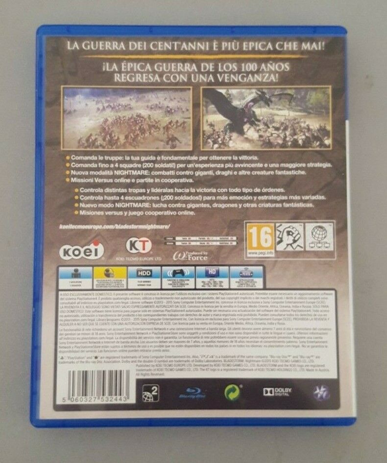 BLADESTORM: NIGHTMARE PS4 (versione italiana) (4645633261622)