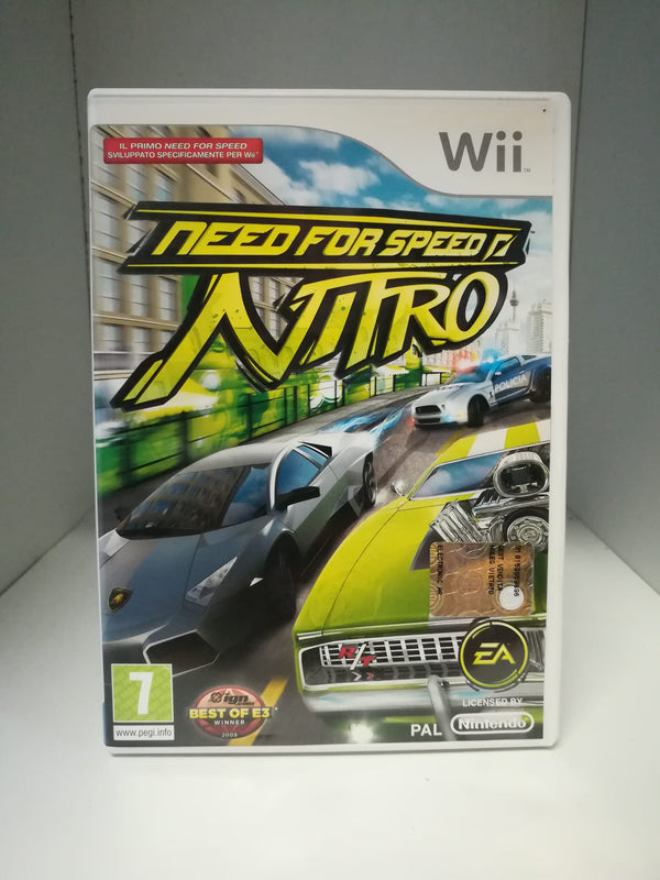 NEED FOR SPEED NITRO NINTENDO WII (usato garantito)(versione italiana) (6611575799862)