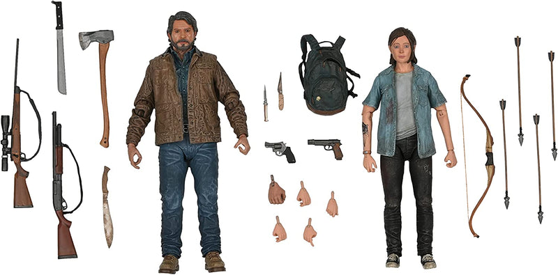 The Last of Us Part II Ultimate Action Figure 2-Pack Joel and Ellie 18 cm PRE-ORDER 04-2023 (6676704821302)