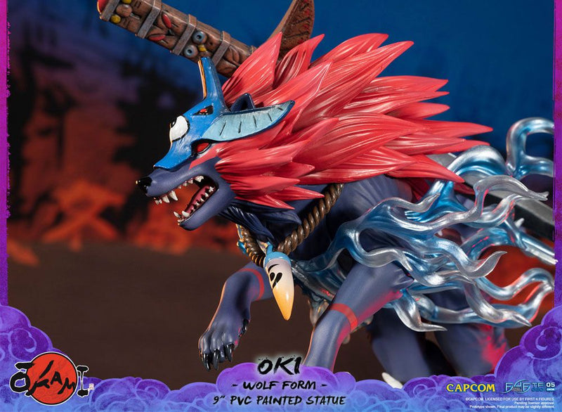 Okami PVC Statue Oki (Wolf Form) 21 cm  PRE-ORDER (6594043904054)