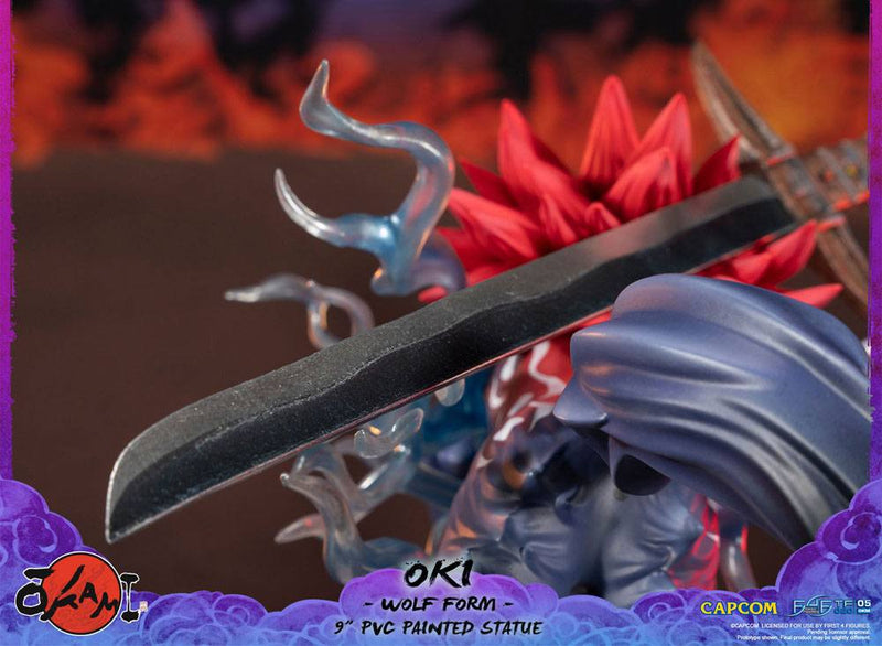 Okami PVC Statue Oki (Wolf Form) 21 cm  PRE-ORDER (6594043904054)