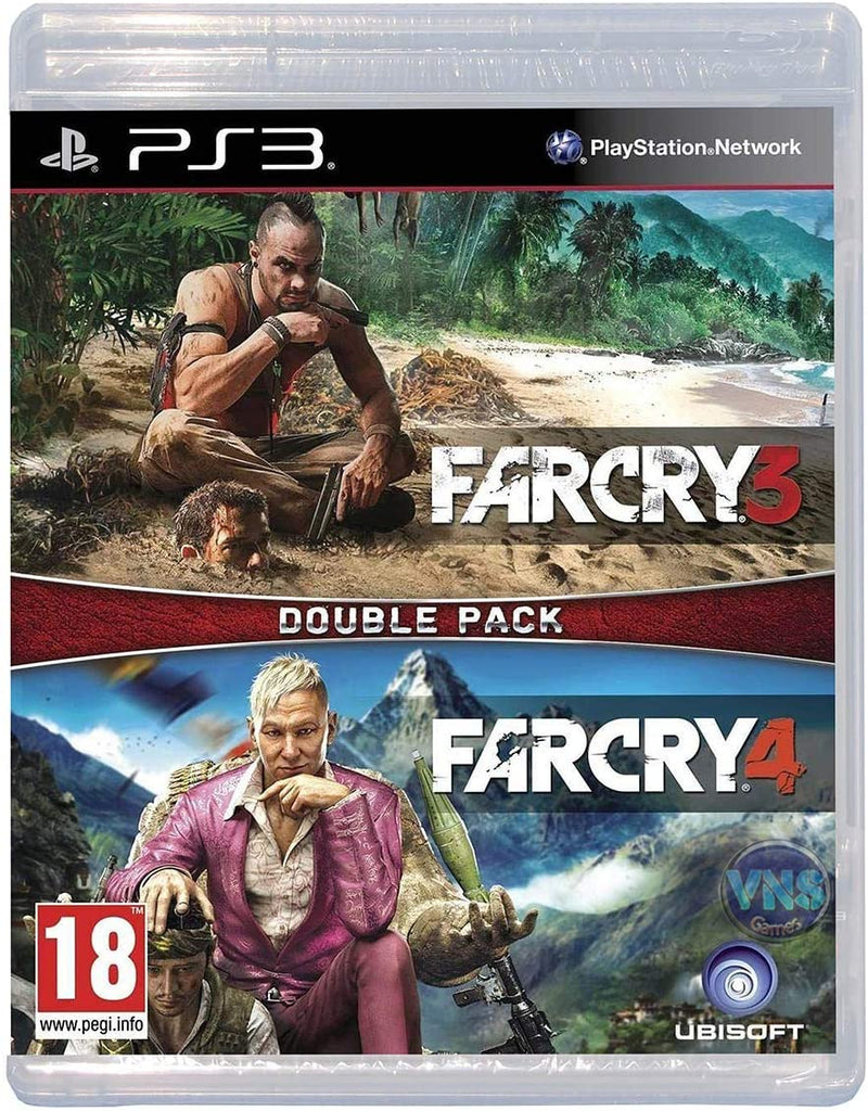 FAR CRY 3 + FAR CRY 4 DOUBLE PACK PS3 (4848041721910)