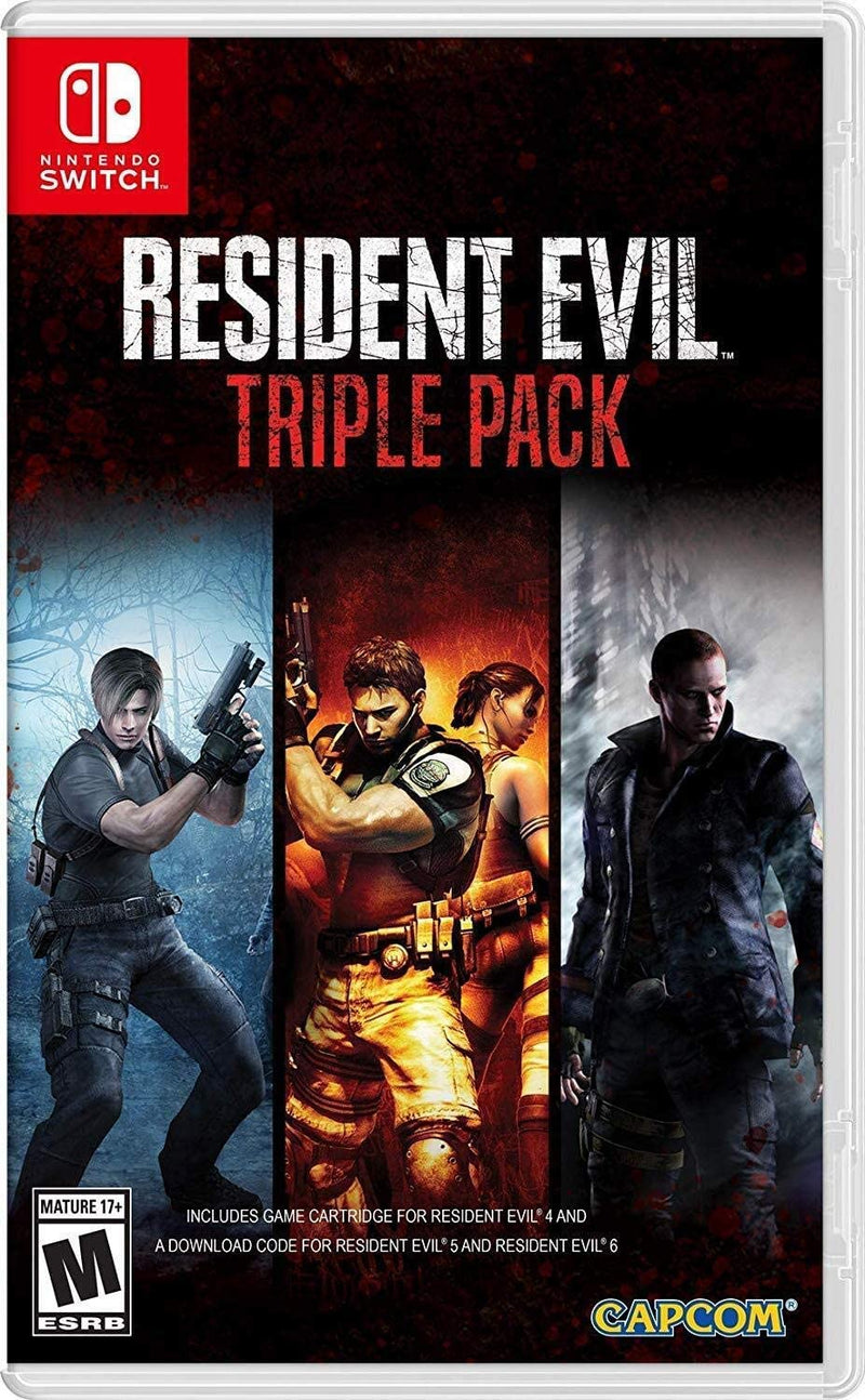 RESIDENT EVIL TRIPLE PACK NINTENDO SWITCH (versione americana) (4655311618102)