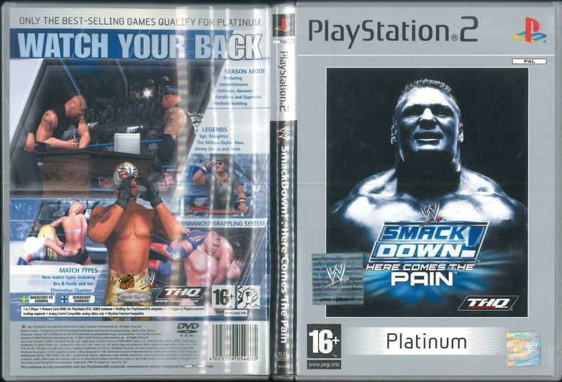 SMACK DOWN! HERE COMES THE PAIN PS2 (versione inglese) (4673361313846)