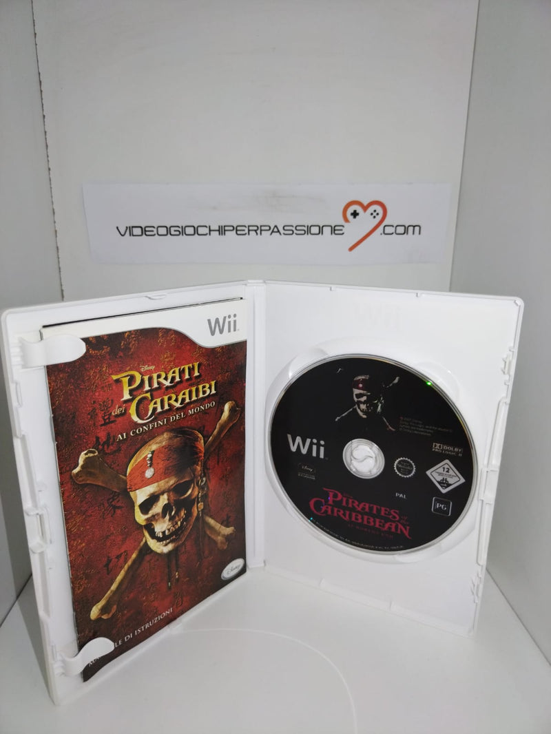 DISNEY PIRATI DEI CARAIBI ai confini del mondo NINTENSO WII (usato)(versione ita.) (6801362452534)