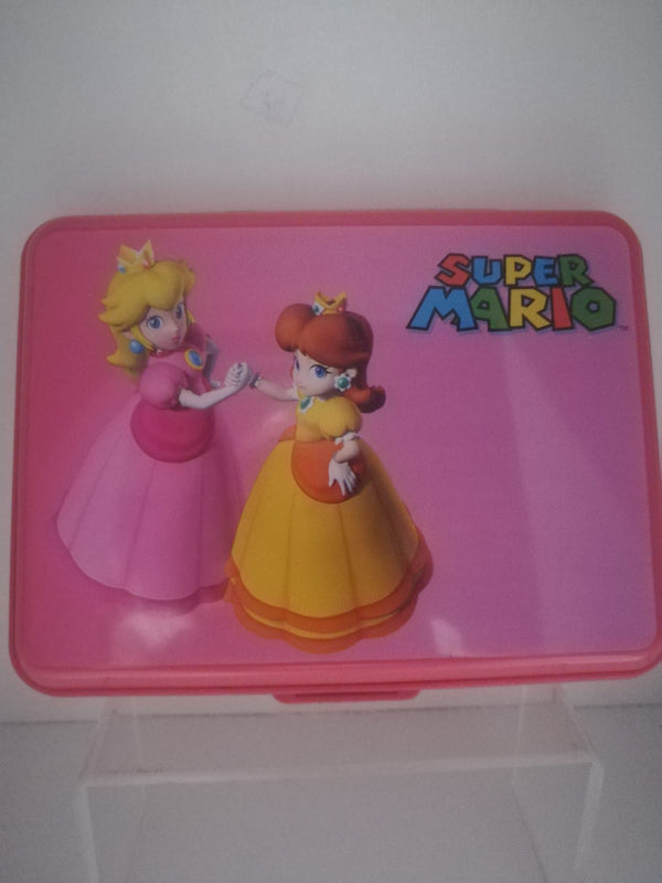 CUSTODIA RIGIDA NINTENDO 3DS-DS XL -SUPER MARIO-PEACH-DAISY-(usato) (4775314161718)