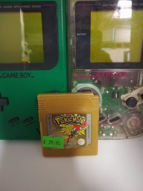 POKEMON VERSIONE ORO NINTENDO GAME BOY (versione italiana) (4664661803062)