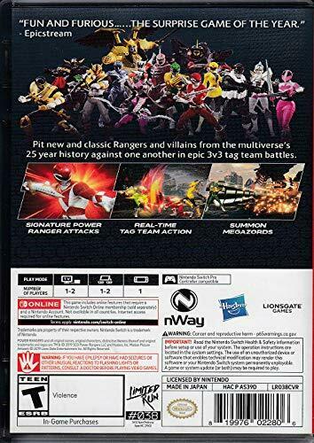 Power rangers nintendo switch sales