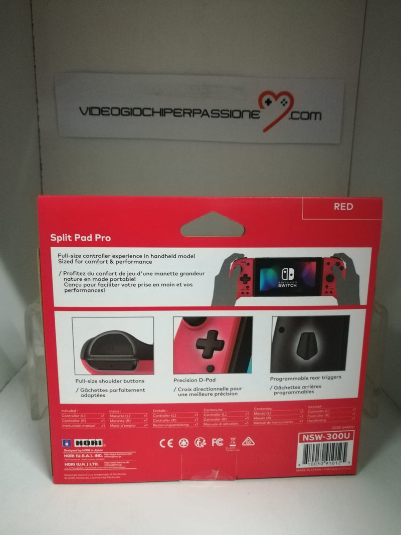 Hori Split Pad Pro, Controller Ergonomico - Ufficiale Nintendo Switch (6579588169782)