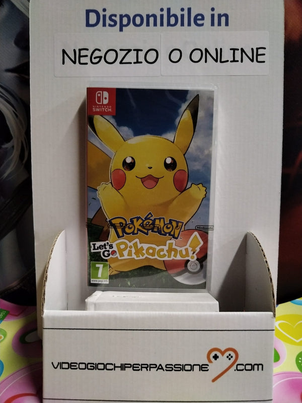 POKEMON : LET'S GO, PIKACHU NINTENDO SWITCH (versione europea) (6798876901430)