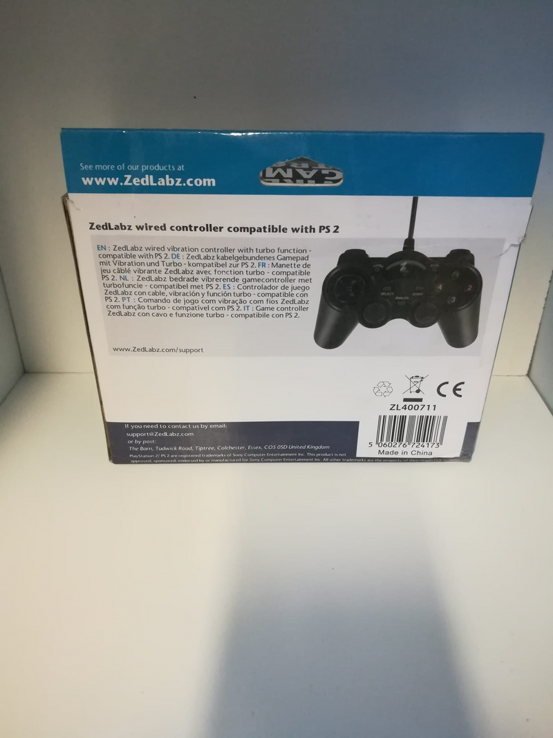 CONTROLLER PAD PS2 (cavo 180cm) (4591474147382)