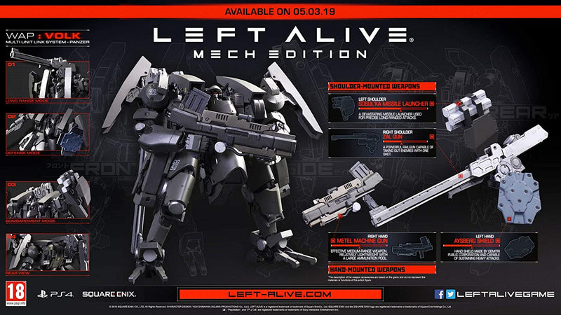 Left Alive Mech Edition PS4 (6883310403638)