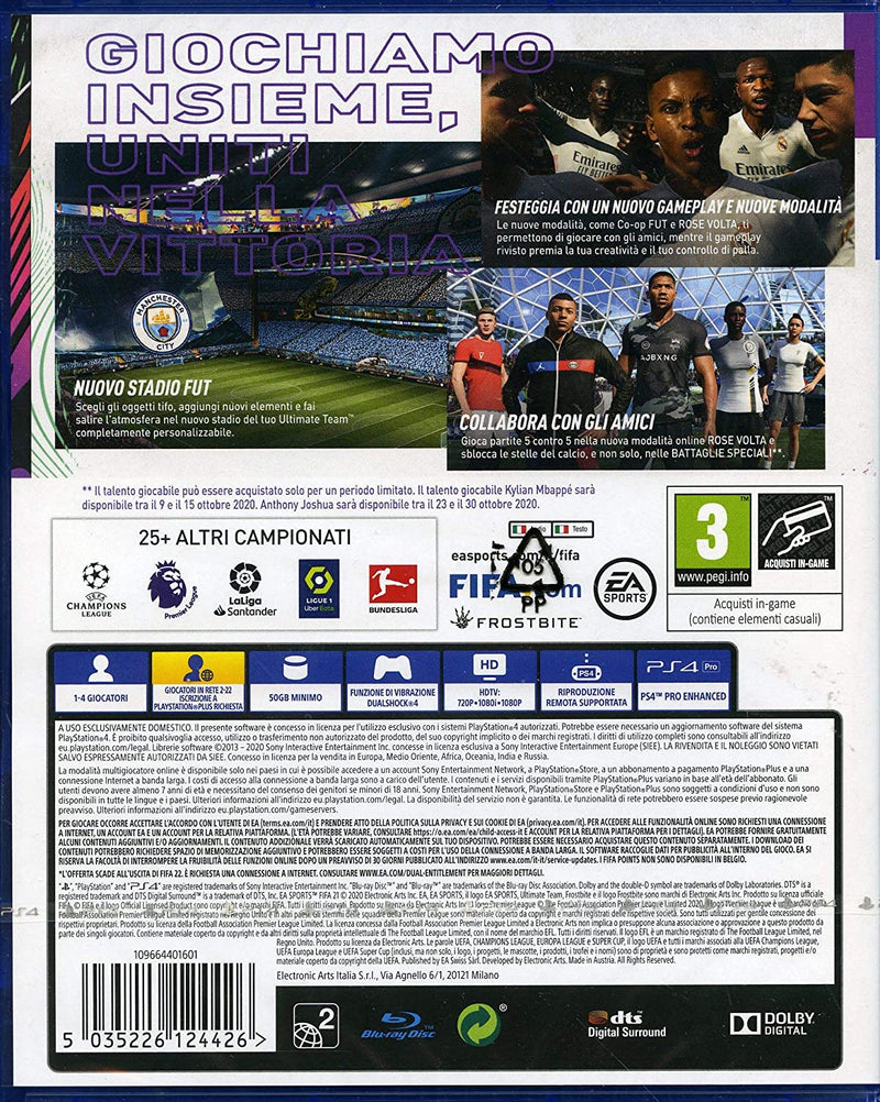 FIFA 21 PS4 (versione italiana) (6543413805110)