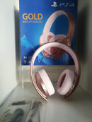 CUFFIE PLAYSTATION 4 ROSE GOLD WIRELESS HEADSET 7.1 SURROUND (usato garantito) (6616211324982)