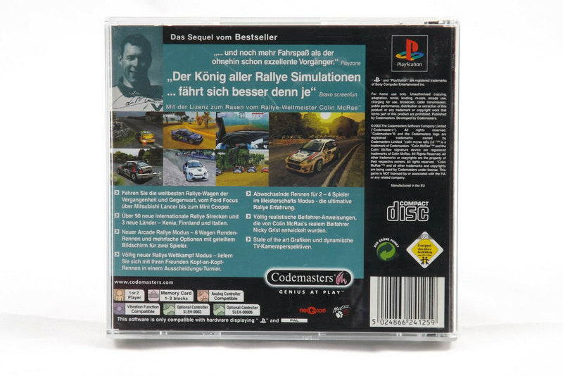 COLIN MCRAE RALLY 2.0 PS1 (versione tedesca) (4662081683510)