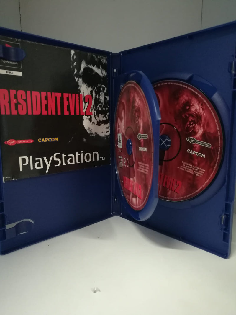 RESIDENT EVIL 2 PS1 (usato garantito)(solo cd e manuale italiano) (6622307745846)