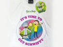 T-Shirt Rick And Morty - It's time to get schwifty (Cotone 100%)E(100% Originale) (6793299427382)
