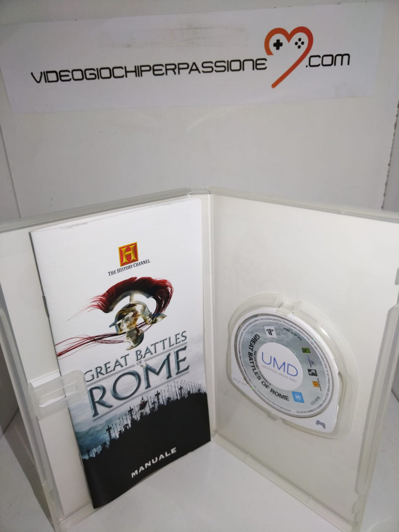 THE HISTORY CHANNEL : GREAT BATTLES OF ROME PSP (usato garantito) (8051034095918)