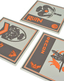 Call of Duty Black Ops 4 Sottobicchieri in silicone (confezione da 3)UFFICIALI (4779365531702)