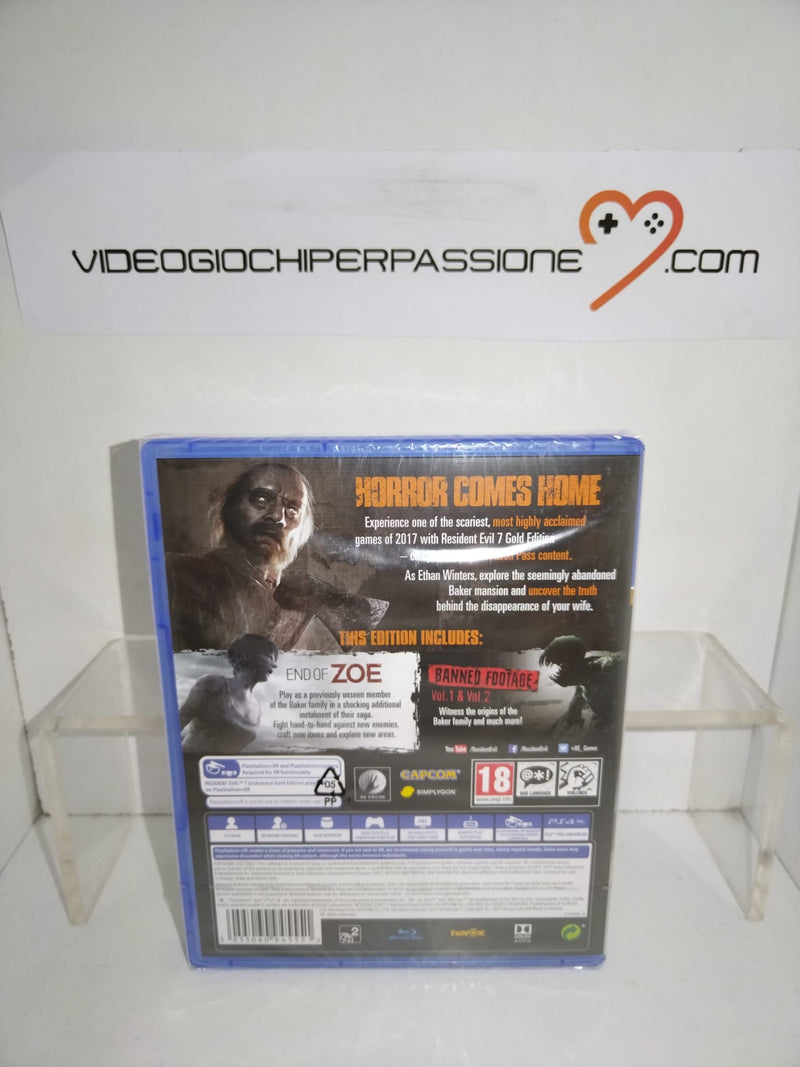 Custodia Di Ricambio (NO GIOCO) Resident Evil 7 Biohazard Gold - Foto 7