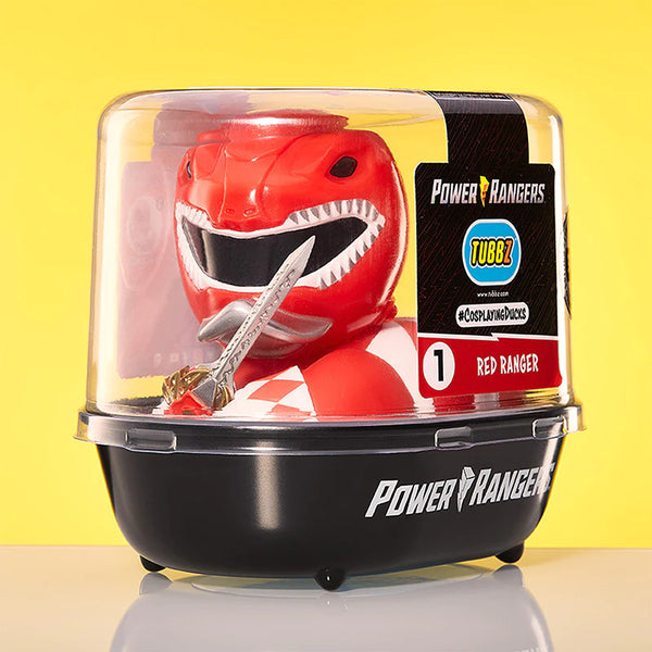 Official Power Rangers Red Ranger TUBBZ Cosplay Duck Collectible [PRE-ORDINE] (8339137855824)