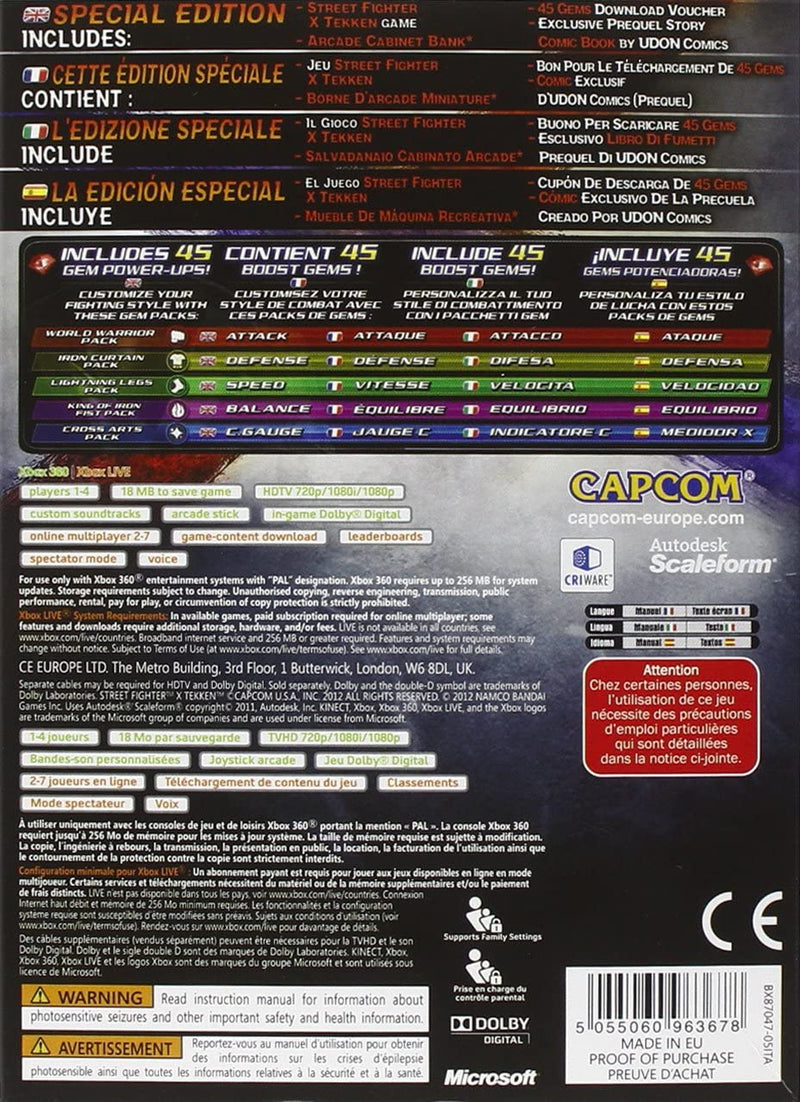 Street Fighter X Tekken - Special Edition XBOX 360 (4677829623862)