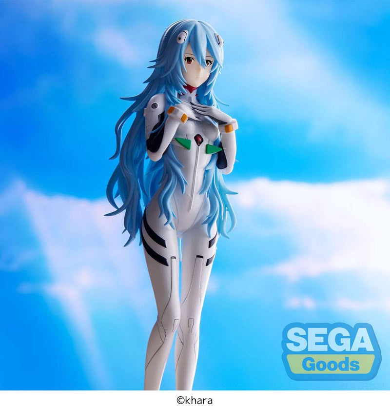 Evangelion: 3.0+1.0 Thrice Upon a Time SPM  Rei Ayanami Long Hair Ver. 21 cm PRE-ORDER (8339221021008)