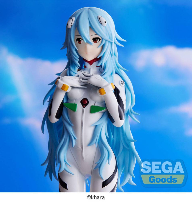 Evangelion: 3.0+1.0 Thrice Upon a Time SPM  Rei Ayanami Long Hair Ver. 21 cm PRE-ORDER (8339221021008)