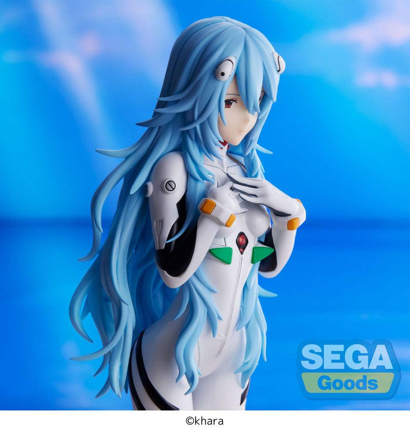 Evangelion: 3.0+1.0 Thrice Upon a Time SPM  Rei Ayanami Long Hair Ver. 21 cm PRE-ORDER (8339221021008)