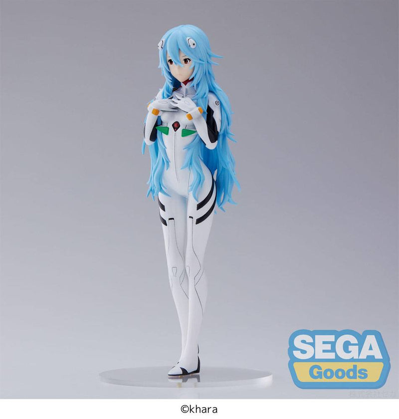 Evangelion: 3.0+1.0 Thrice Upon a Time SPM  Rei Ayanami Long Hair Ver. 21 cm PRE-ORDER (8339221021008)